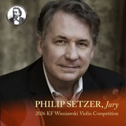 Violonista Philip Setzer w składzie Emerson String Quartet