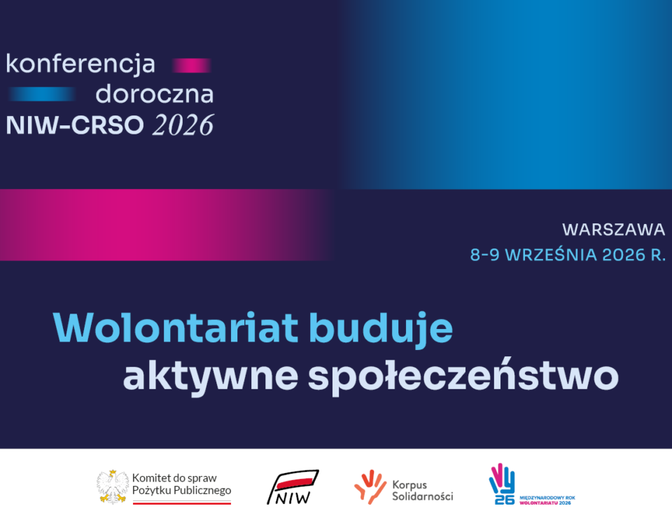 Rusza konferencja doroczna NIW-CRSO dla zarejestrowanych uczestników