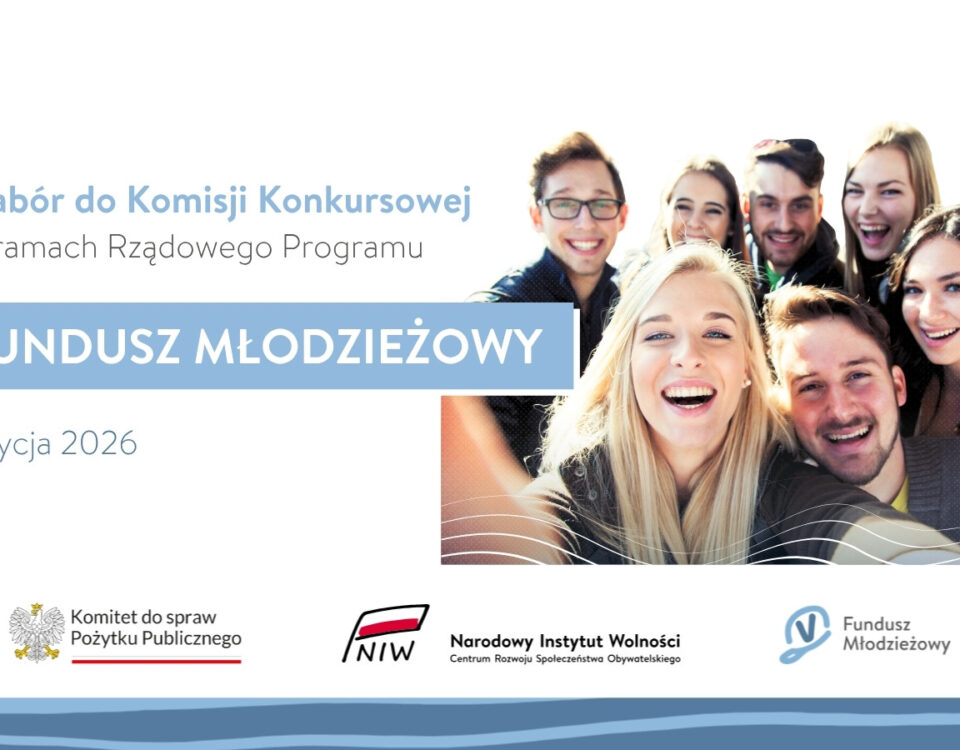Rusza nabór do komisji konkursowej Funduszu Młodzieżowego 2026