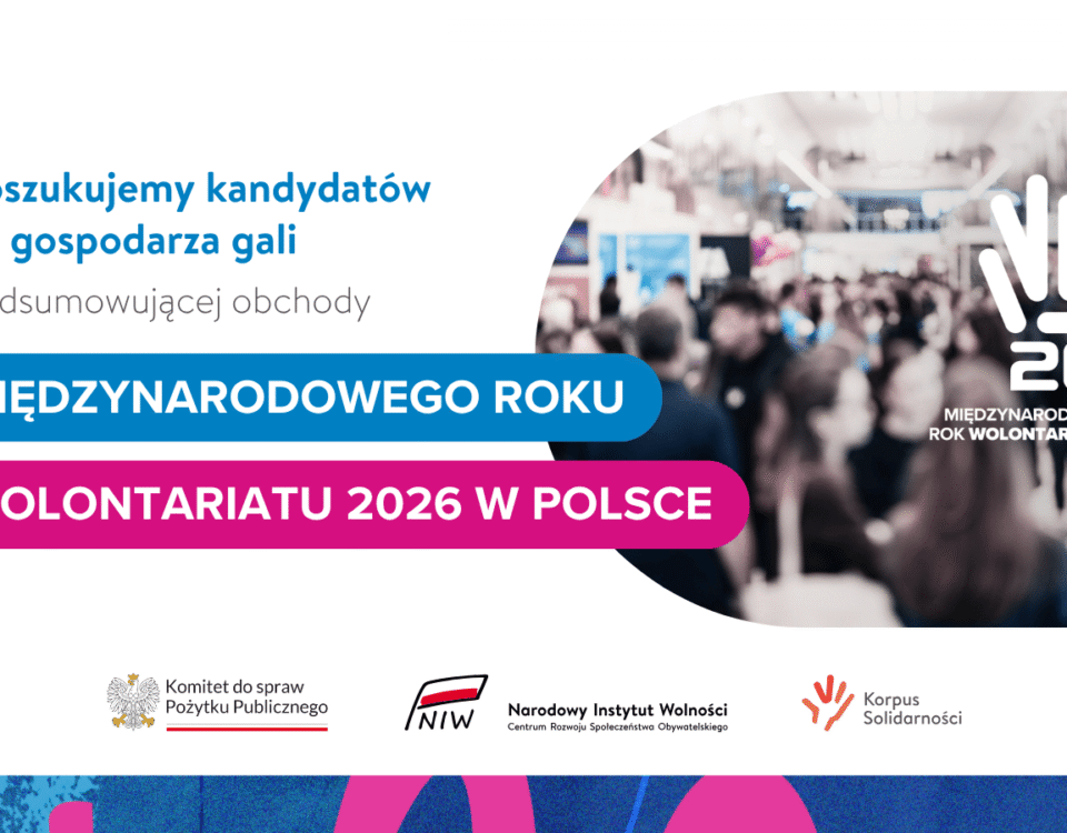 Zgłoś wydarzenie na galę Międzynarodowego Roku Wolontariatu 2026!